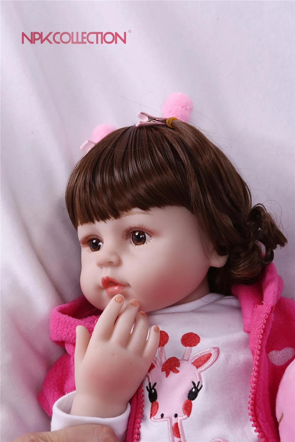 Giraff bebes Reborn 60/48 см обе руки Открыть Мягкая тела силиконовый виниловых кукол Reborn Baby Doll малышей Реалистичного кукла-реборн для малышей