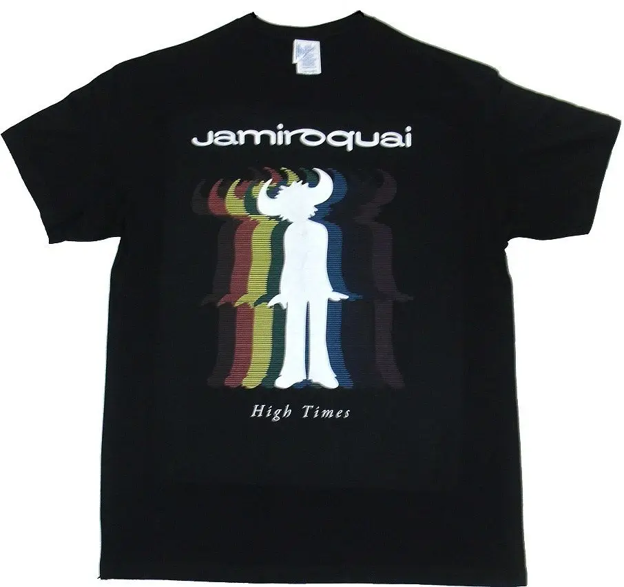 Jamiroquai черная футболка новые футболки забавные топы | Мужская одежда