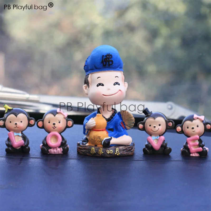 Игрушки Фигурки из смолы мини милой китайской культуры Шаолинь монах кунг фу