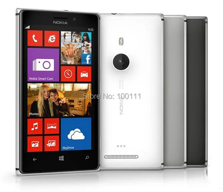 Nokia Lumia 925 мобильный телефон разблокированный Windows сенсорный экран Восстановленный 4,5 ''8MP wifi 16 ГБ