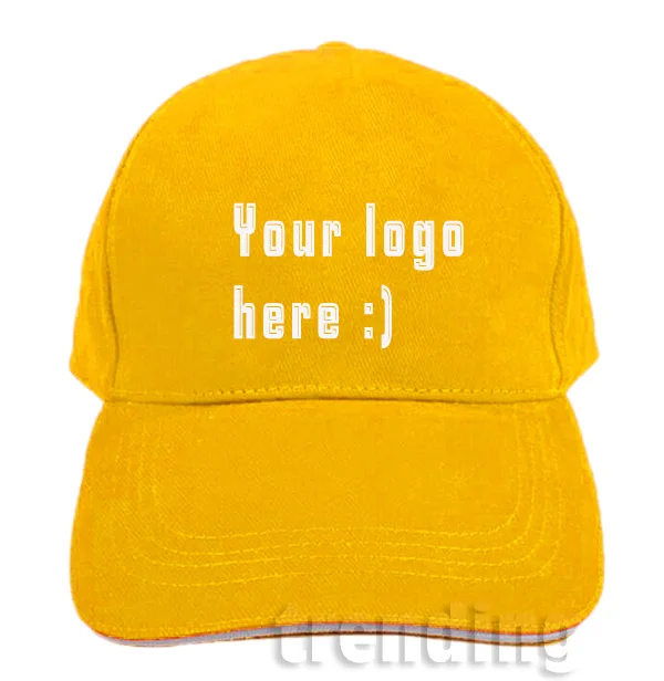 Мужская и женская хлопковая шапка тракер на заказ сделай сам плоский козырек