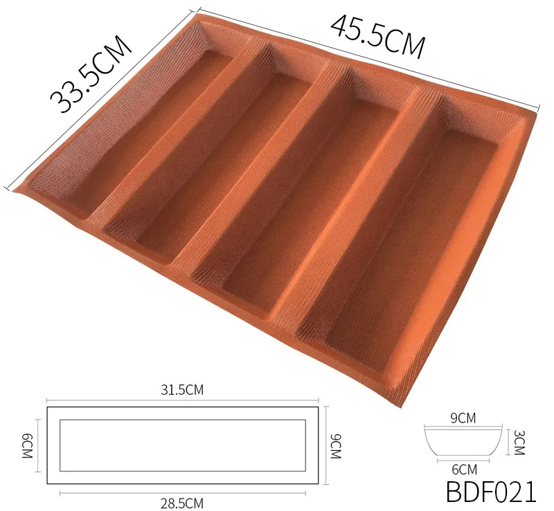 Силиконовое стекловолокно форма для хлеба Хрустящие хлебные сковороды