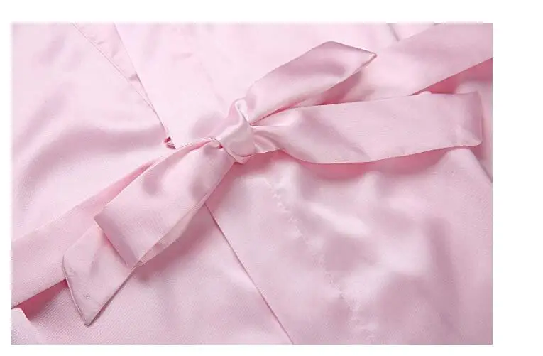 Женский Атласный халат для матери жениха цвета шампанского с серебристыми и