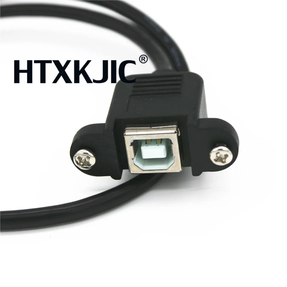 Кабель с 5 контактным штекером Mini USB на гнездо B 50 см винтами|Компьютерные кабели и