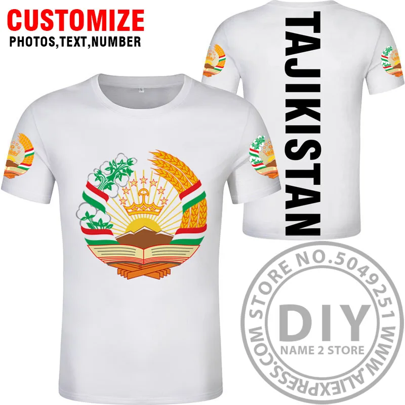 Style 5 Футболка «TAJIKISTAN», сделай сам,, на заказ, с именем, номером tjk, футболка с национальным флагом, tj, футболка с фотографией, с принтом, с текстом, одежда для 0 - Цвет: Style 5