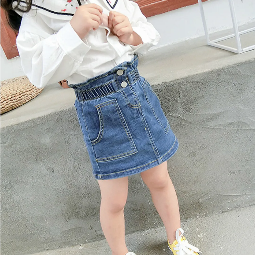 Модные джинсовые юбки для маленьких девочек # LHH96|Юбки| |