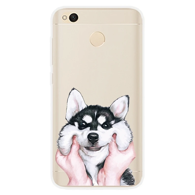 Silicone Cover For Xiaomi Redmi 4x Case 5.0' Printing Cute Animal for xm Xiomi 4 x Redmi4X Phone Cases |