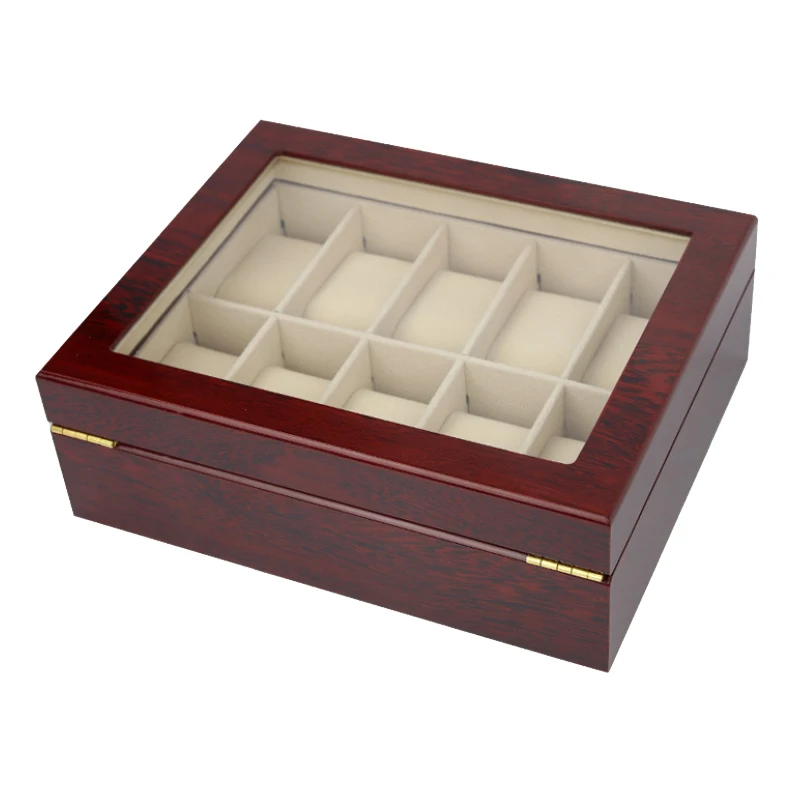 10 решеток ручной работы деревянная коробка для часов | Наручные часы