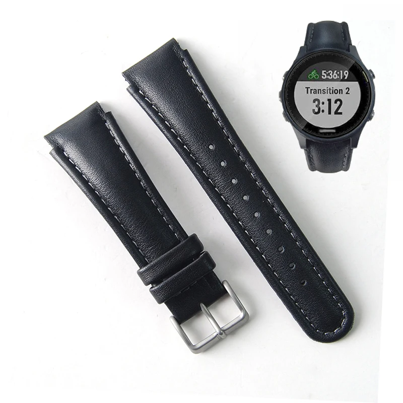 Ремешок из натуральной кожи для наручных часов Garmin Fenix 5/ 5 Plus/Forerunner 935/touchs60/Quatix 22
