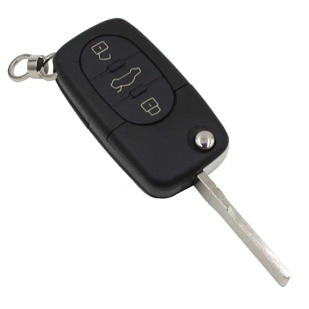 Складной откидная оболочка ключа дистанционного управления для Audi A2 A3 A4 A6 A8 TT CR2032