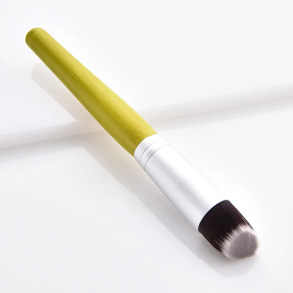 Бамбуковая ручная Косметическая кисть Кисть для макияжа лица пудры румян