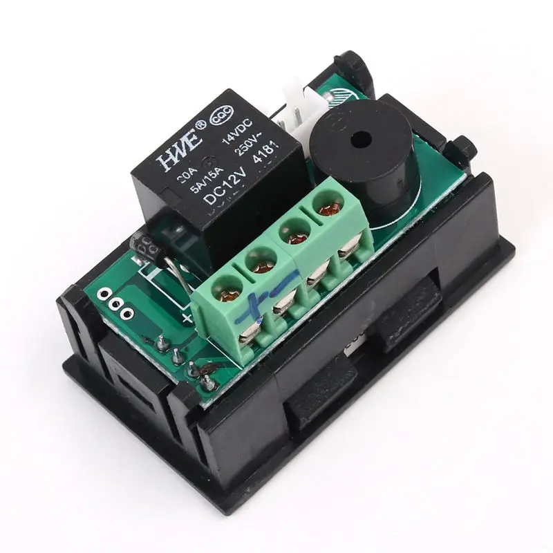 Dc 12V Micro- Computer Electronic Thermostat Temperature Controller Switch Adjustable Digital Led Display Intelligent | Безопасность и