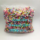 10000 шт. 10 мм Разноцветные помпоны меховой шарик плюшевый шар мягкие шарики-Помпоны для украшения дома, сада, свадьбы, аксессуары для шитья