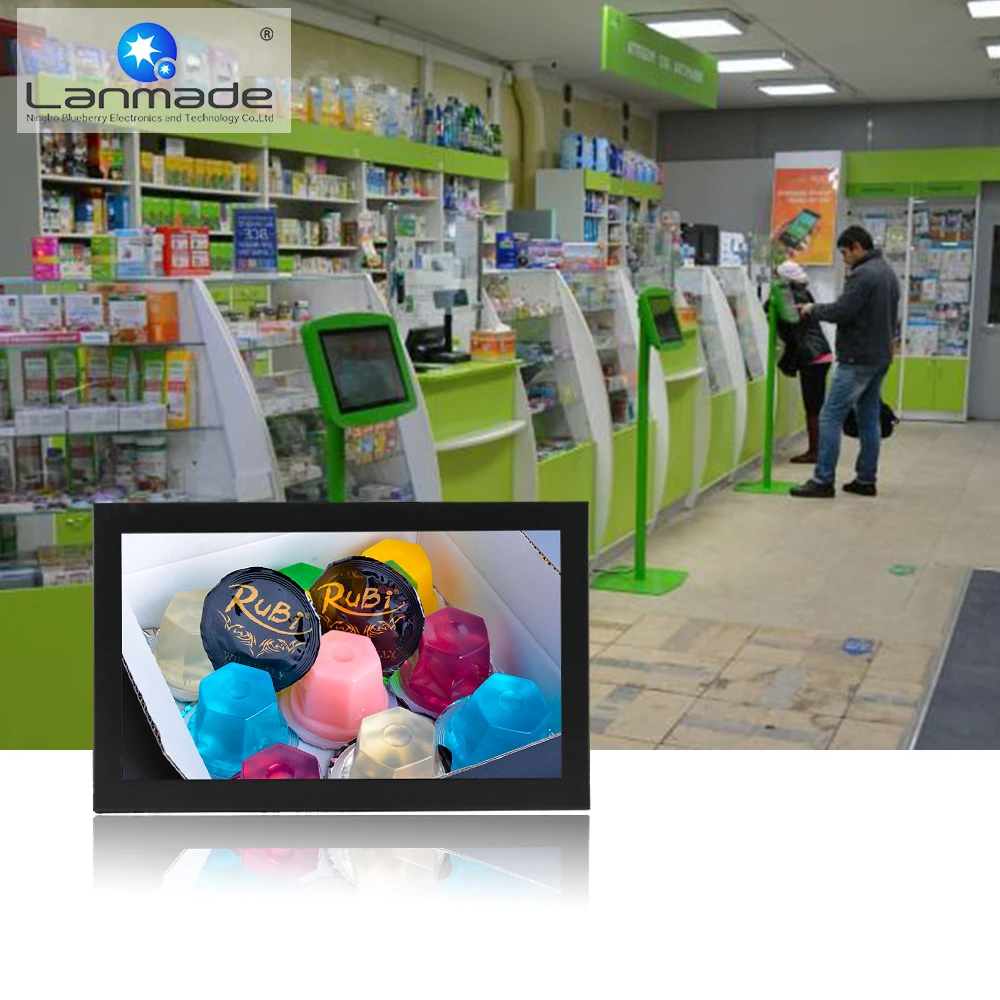 HD multimedia 16:9 display lcd digital resistive touchscreen monitor 10.1inch | Электроника