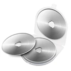 Лезвия для резаков, запасные лезвия для резака ткани, кожи, винила, бумаги, 10 шт., 60 мм