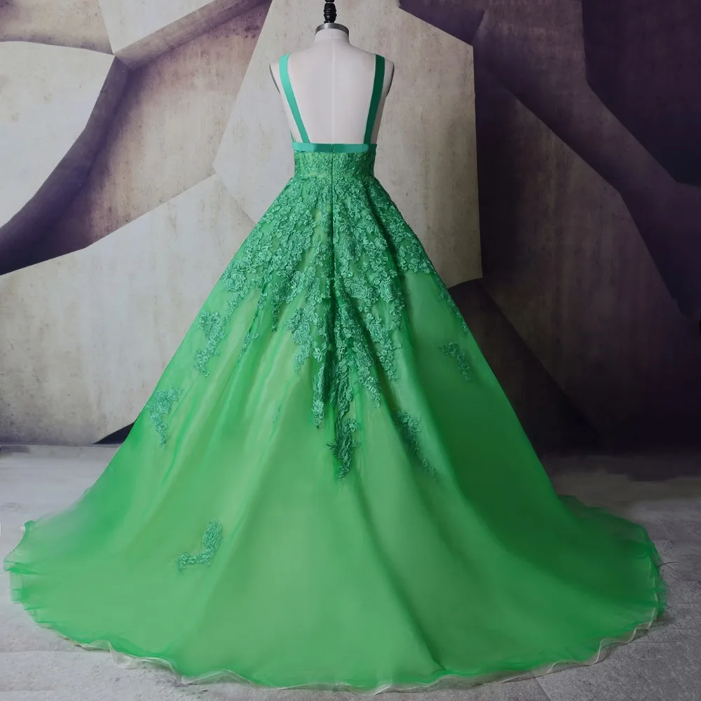 Vestidos Para Formatura мятно выпускные платья аппликации из кружева parposeaneras 2018 бальное