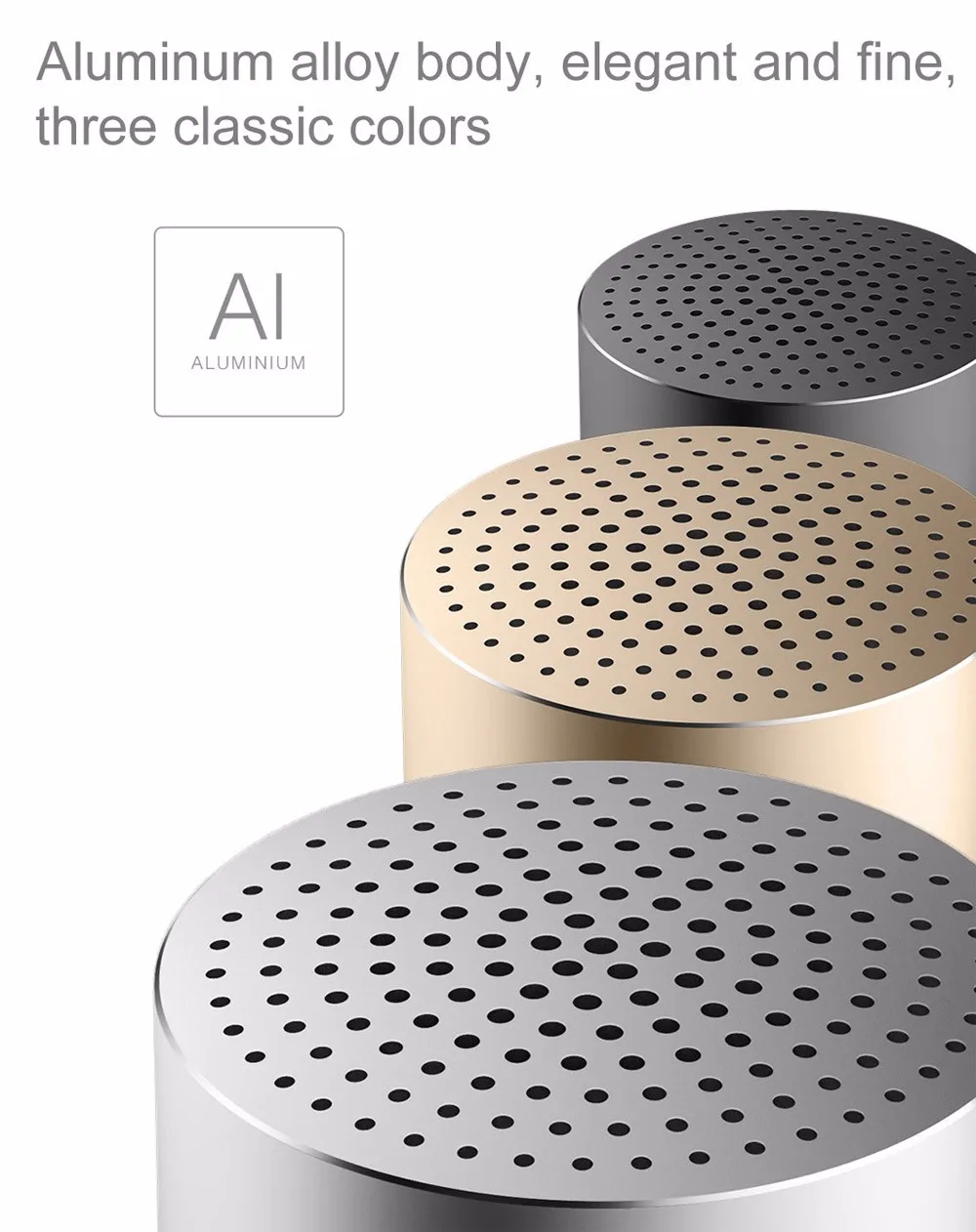 Xiaomi mi Bluetooth 4,0 динамик стерео портативный беспроводной динамик s mi ni Mp3 плеер Музыкальный динамик Hands-free Звонки