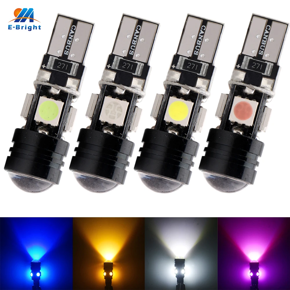 YM E Bright 2 светодиодный т. T10 светодиодная CAN шина без ошибок 5050 4 SMD + COB 1 5 Вт 12 В