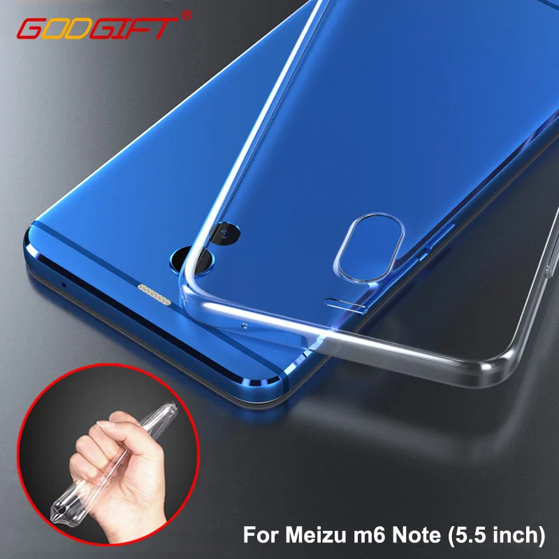 Godgift Meizu M6 Note чехол Роскошные m6note прозрачного ударопрочного силиконовый для M 6