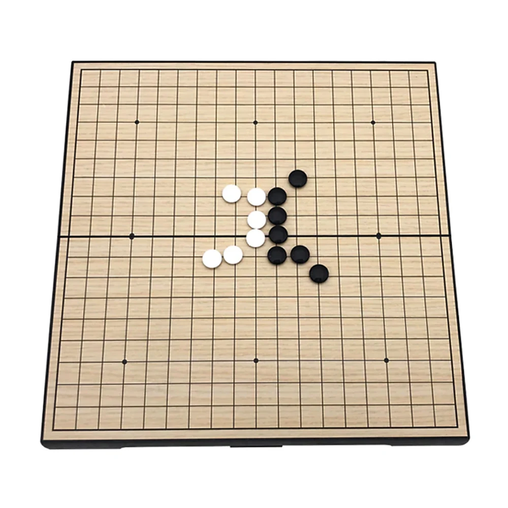 Go Game Set Travel Board Magnetic Chess With Storage Plates For Adults and Kids | Спорт и развлечения
