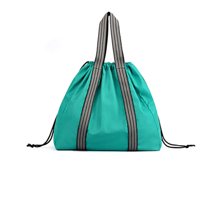 Lake blue Нейлоновый коврик для йоги, сумка для спортзала, фитнеса, рюкзак, спортивная сумка на плечо, сумка для женщин, рюкзак - Цвет: Lake blue