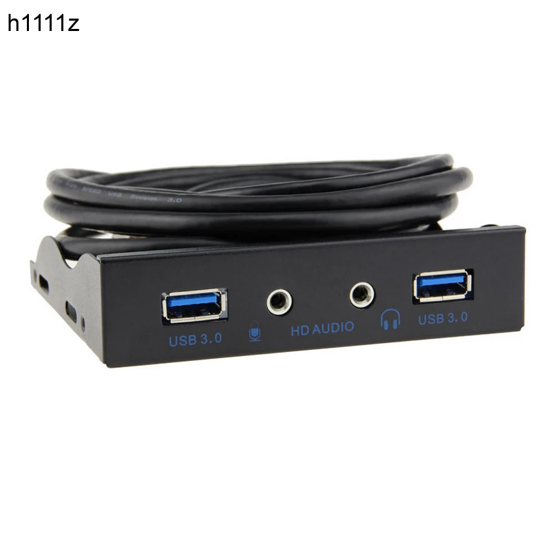 2 порта USB 3 0 концентратор сплиттер HD аудио 5 мм разъем для наушников интерфейс