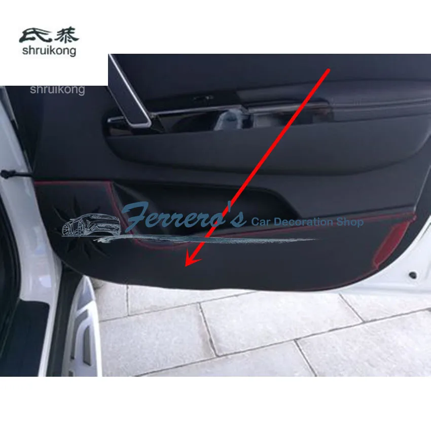 4 шт./лот для 2016 2017 KIA Sportage MK4 автомобильные наклейки из искусственной кожи