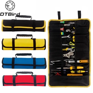 Многофункциональная сумка из ткани Оксфорд, Портативная сумка для хранения инструментов в рулоне, чехол-органайзер, 3 цвета