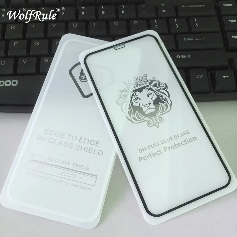 5D полное клеевое Покрытие Закаленное стекло для Iphone XR Защитная пленка экрана Apple
