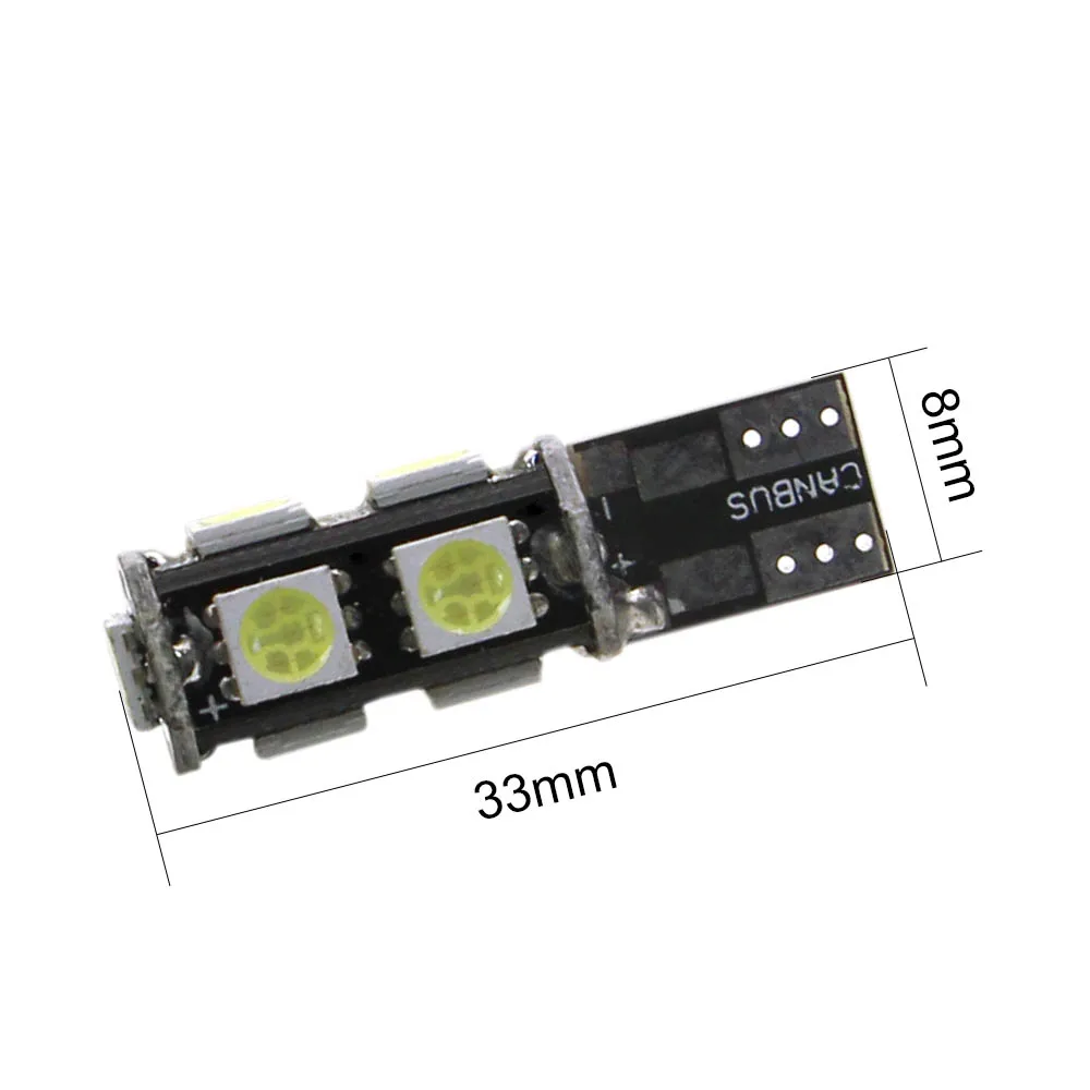 KEIN 10 шт. T10 w5w светодиодные лампы 5050 9SMD 168 501 194 светодиодных фар для авто боковые
