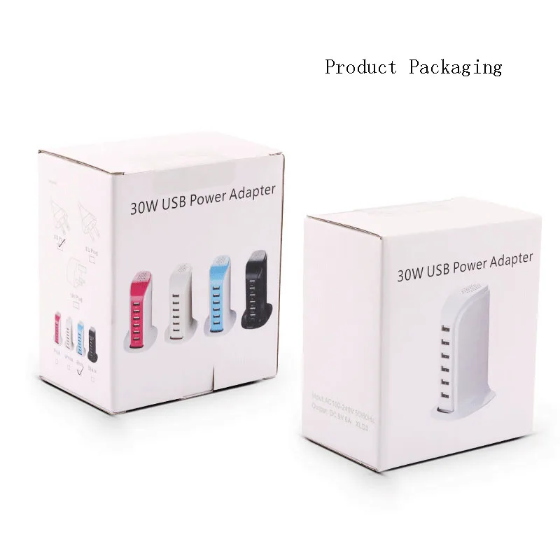 Универсальное зарядное устройство с 6 USB портами настольная зарядная док станция