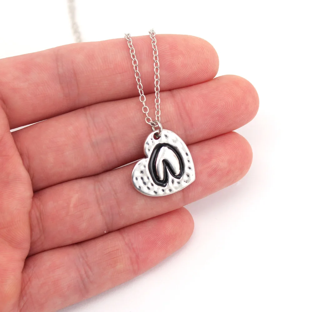 

hzew Barefoot Hoofprint pendant necklace Rustic Horse Lover necklaces Equestrian Gift