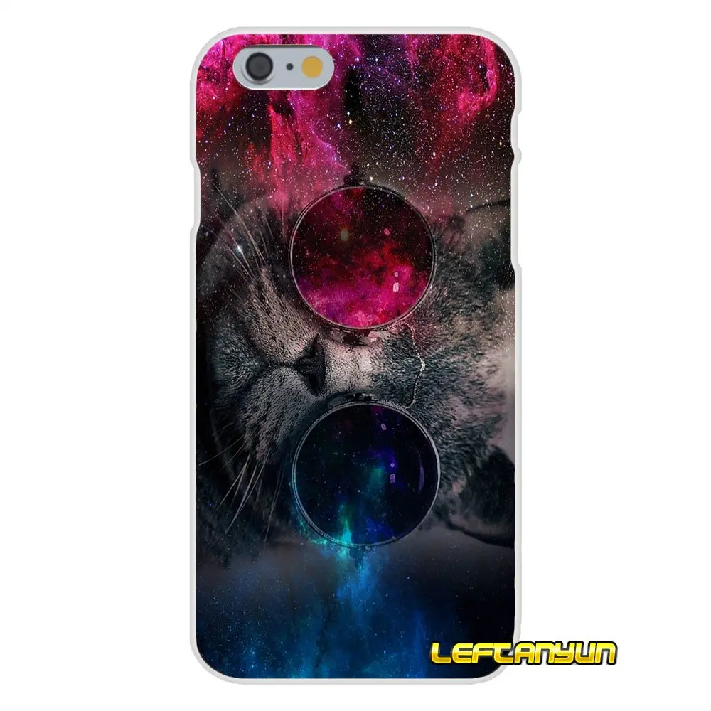 Милый мультфильм очки cat Тонкий силиконовый чехол для телефона Samsung Galaxy A3 A5 A7 J1 J2 J3