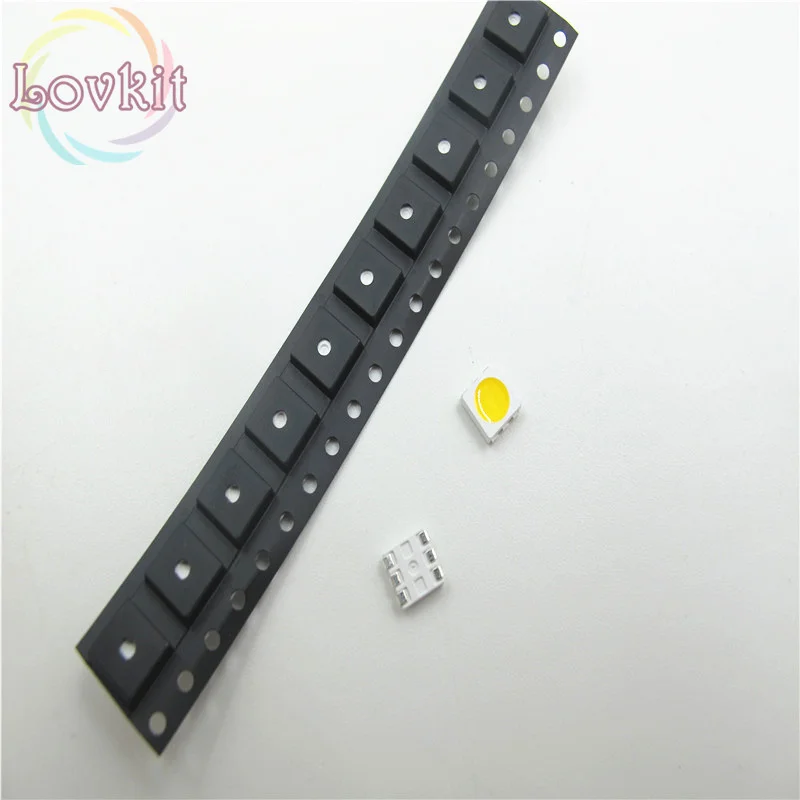 5000 шт. PLCC 6 5050 SMD оранжевый/желтые светодиоды диод 1 8 2 в 600 610нм для велосипеда DIY