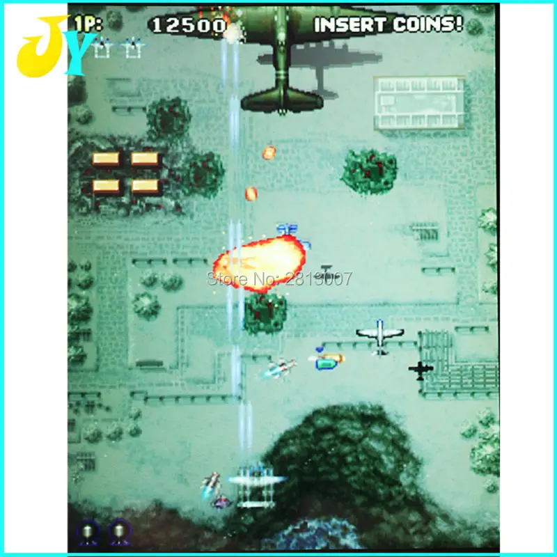 Аксессуары 56 в 1 аркадная игра jamma настольная воздушная атака король AIR/Raid 2