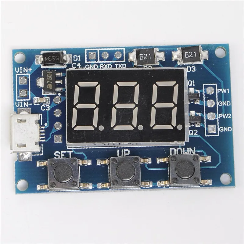 2 канала ШИМ генератор частота импульсов рабочий цикл регулируемый меандр