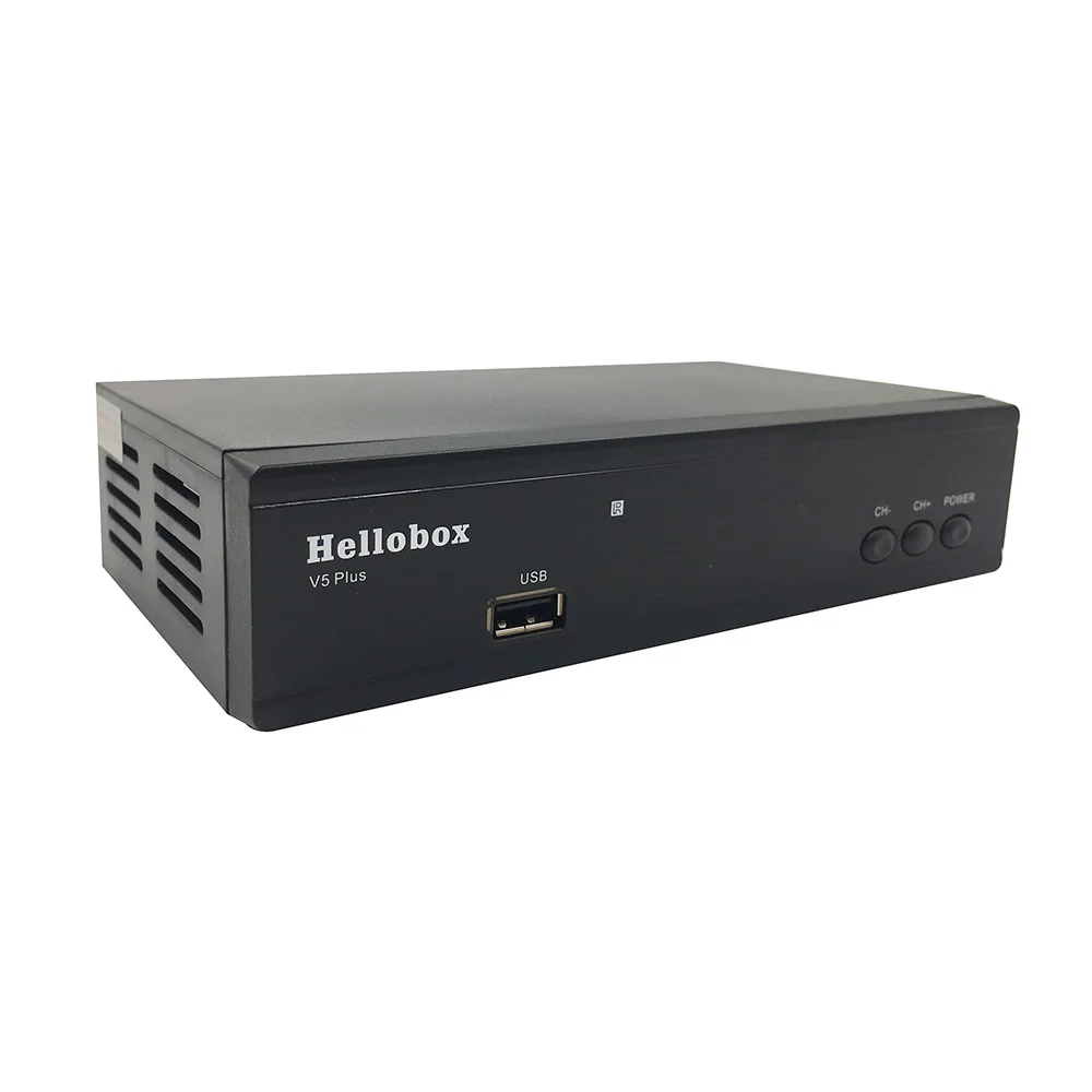 Hellobox V5 Plus H.265 DVB S2 спутниковый ресивер Autoroll PowerVu Biss Поддержка CCCam Newcamd 2 года SCAM 3