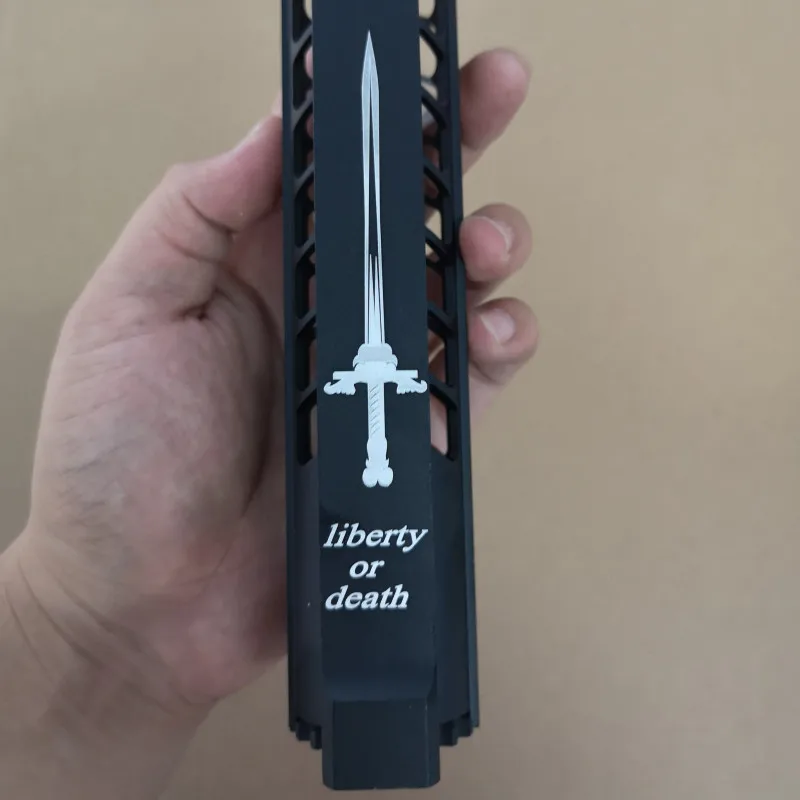 Меч " 10" 1" 15" AR15 бесплатно поплавок Mlok Handguard Пикатинни для охоты тактическая винтовка прицел крепление сталь ствол гайка