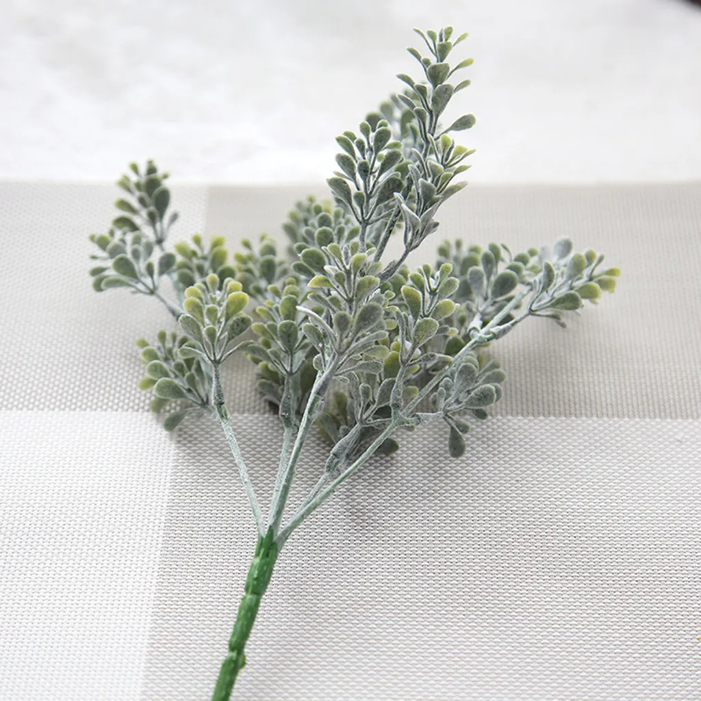 Искусственные листья декоративный эвкалипт оставьте цветы имитация зеленых