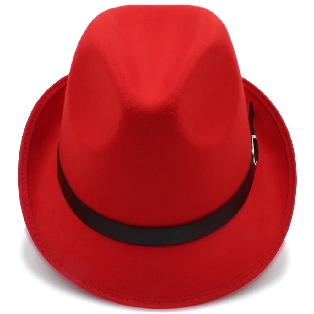 Женская шапка Chapeu Feminino для леди, зимняя, осенняя, шерстяная, фетровая шляпа Хомбург, джазовая шляпа, размер 57 см