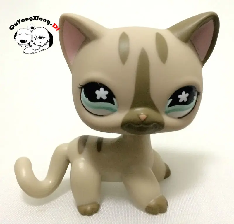 Кукла кошачьи голубые глаза CWM020 Pet Shop серая короткая кукла с кошачьими глазами