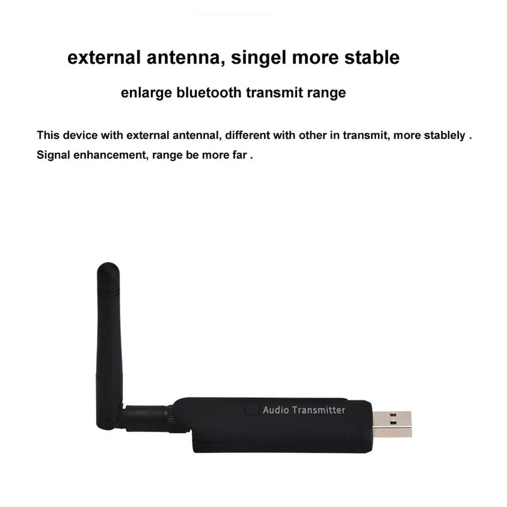 Беспроводной bluetooth-передатчик USB 5 в питание аудио стерео Aux 3 мм интерфейс с