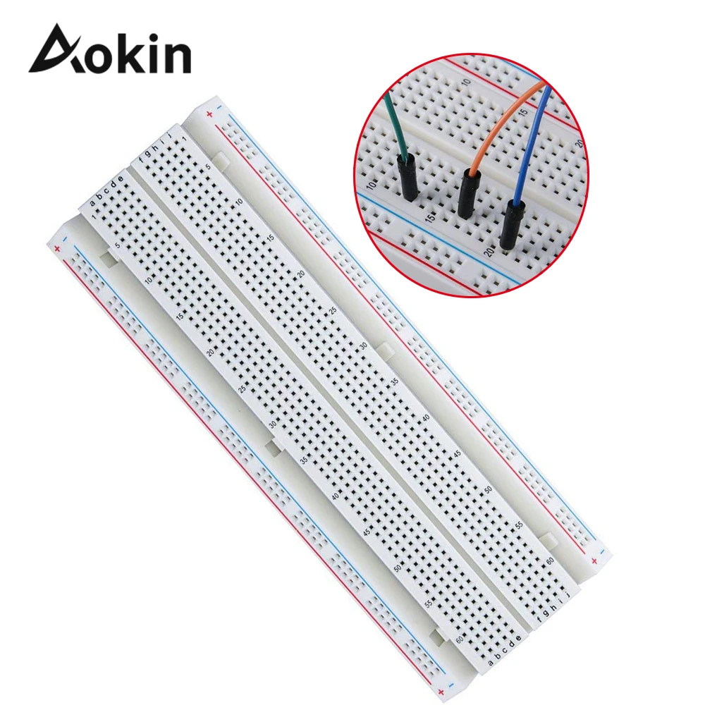 

Breadboard 830 Point MB-102 MB102 Breadboard 830Point Solderless PCB Bread Board Test Develop For Arduino For Raspberry Pi 3 2