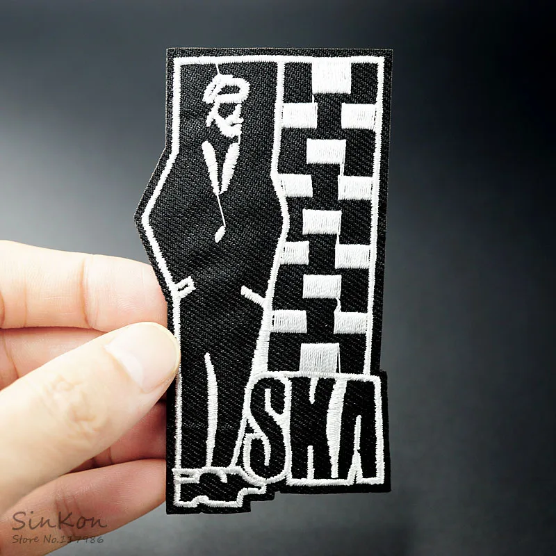 SKA (Size:6.0X10.0cm) DIY Cloth Badges Patch Embroidered Applique Sewing Label Clothes Stickers Apparel Ornament Badge | Дом и сад