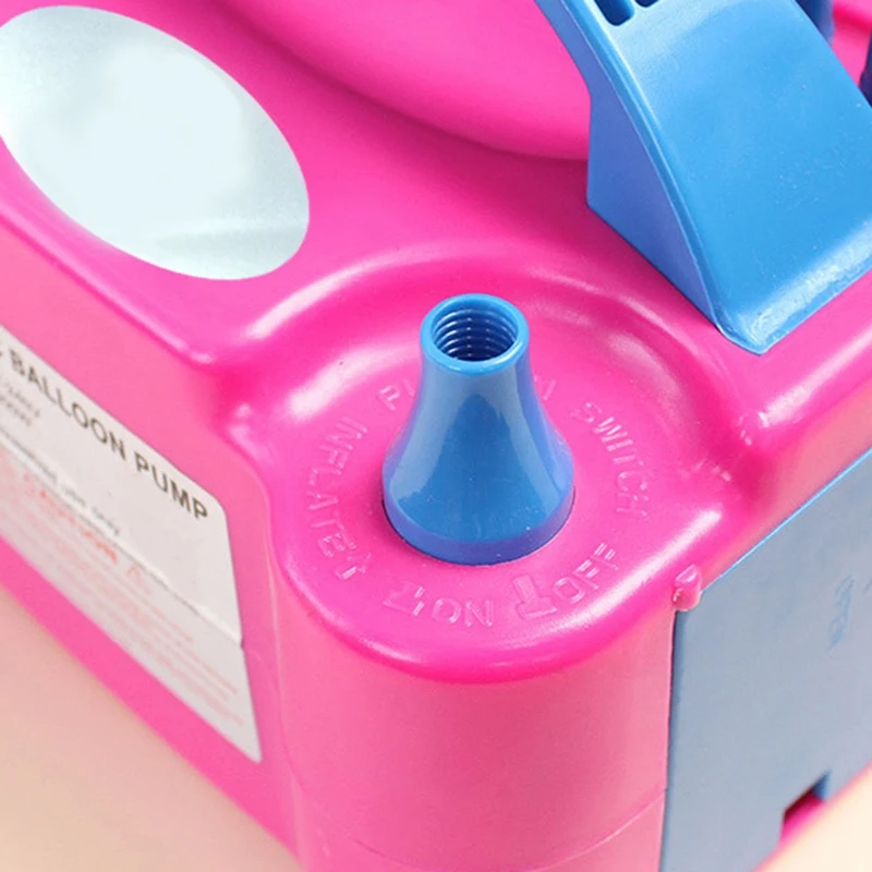 Мини модный портативный Электрический воздушный шар насос надувной двойной