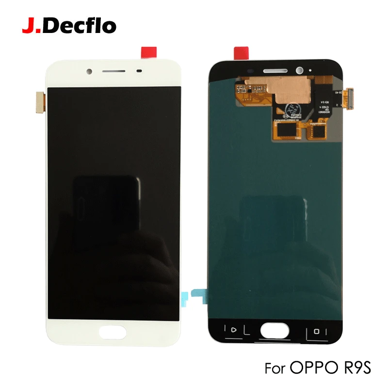 Ужин AMOLED OLED Замена для OPPO R9s ЖК дисплей сенсорный экран без рамки дигитайзер