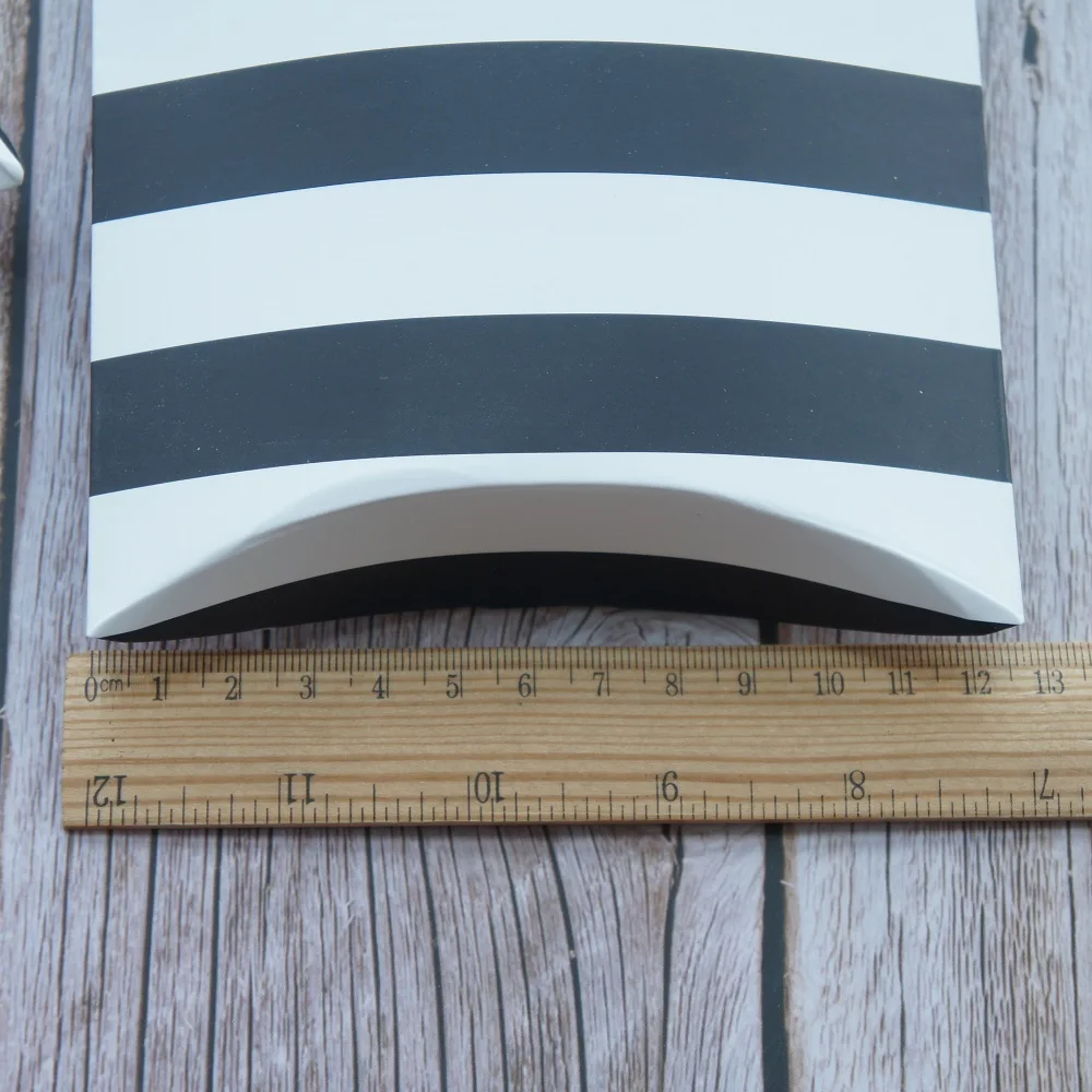 10 шт. черно-белая модная простая коробка в форме подушки виде конфет печенья