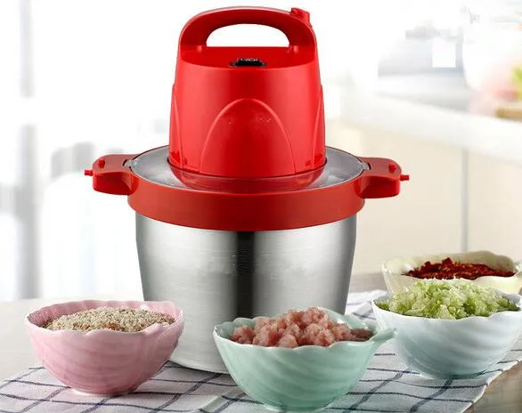 Коммерческий бытовой электрический Мясорубка большая емкость 5L нержавеющая
