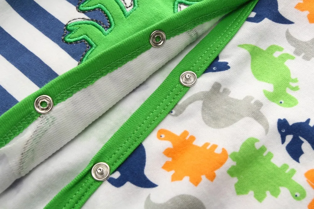 2 pieces/lots Newborn Footie Baby girl boy clothes long sleeve Cotton print New born Roupas de bebe pajamas 0-12 months