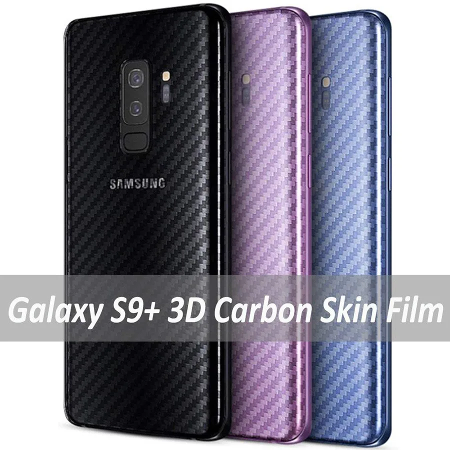 5Pcs 3D Carbon Fiber Rear Screen Protector Back Protective Guard Film For Samsung Galaxy Note 9 S9 S8 S7 edge A8 A6 Plus 2018 | Мобильные